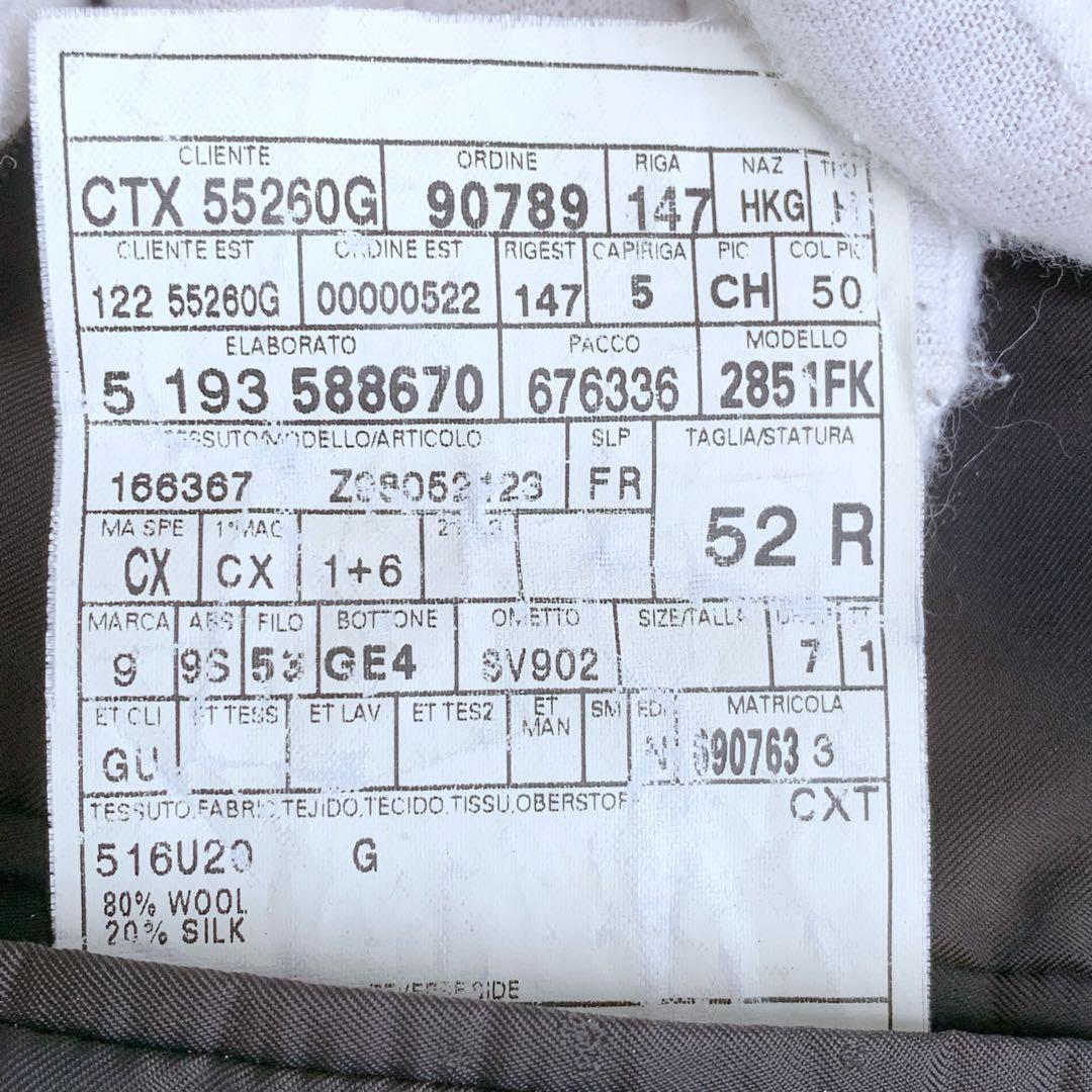 【ヨッシー】ほぼ未使用 グッチ シルク混 ピンストライプスーツ