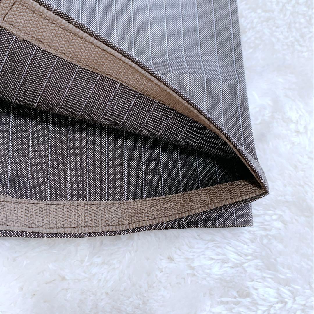 【ヨッシー】ほぼ未使用 グッチ シルク混 ピンストライプスーツ