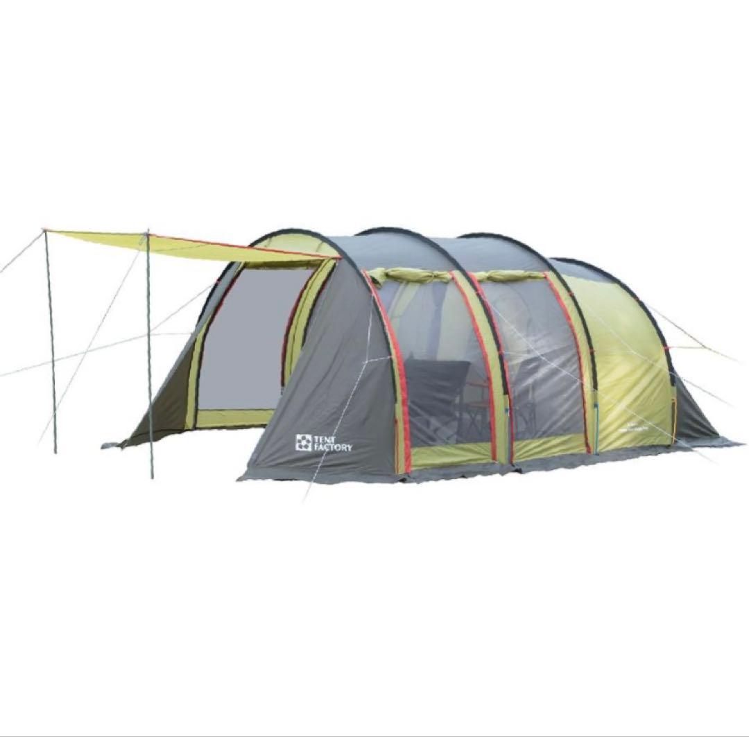 テントファクトリー　トンネル型2ルームテント ポリエステル製