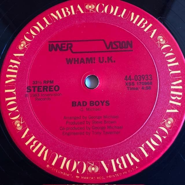 ワム！ バッドボーイズ 12インチ 希少盤☆44-03933 d748y78☆
