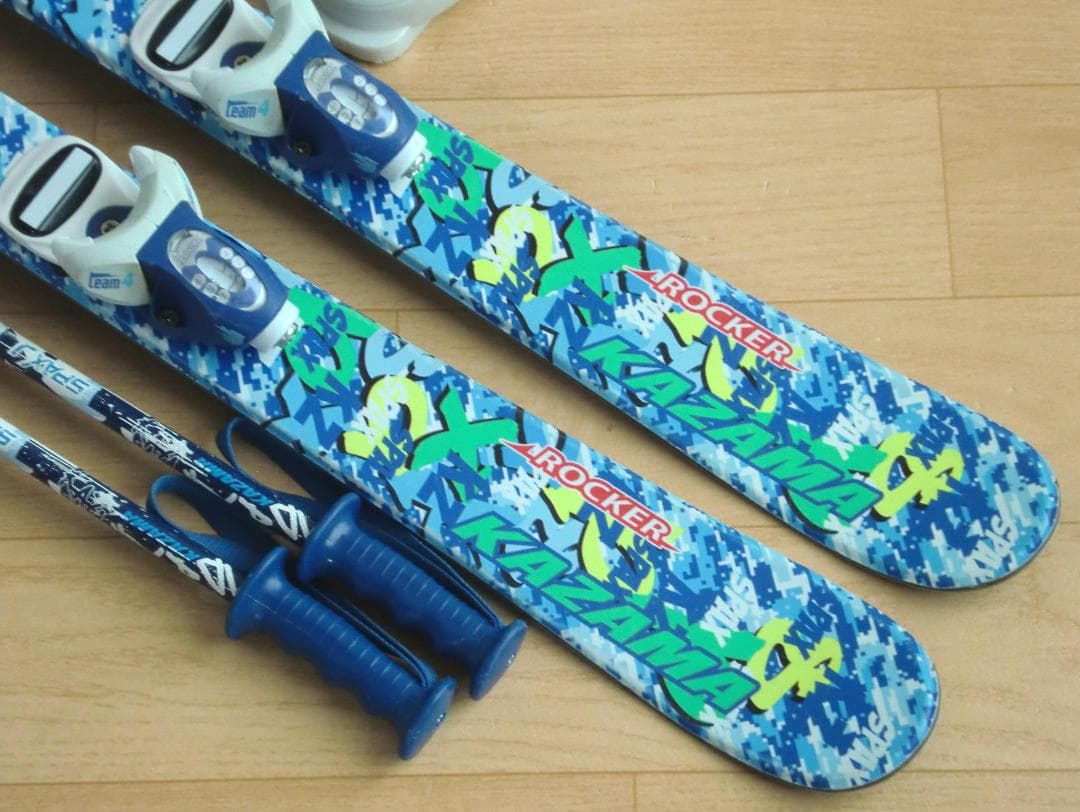 ■■11月限定■送料無料■KAZAMA■子供用スキー4点セット■96/20■■■