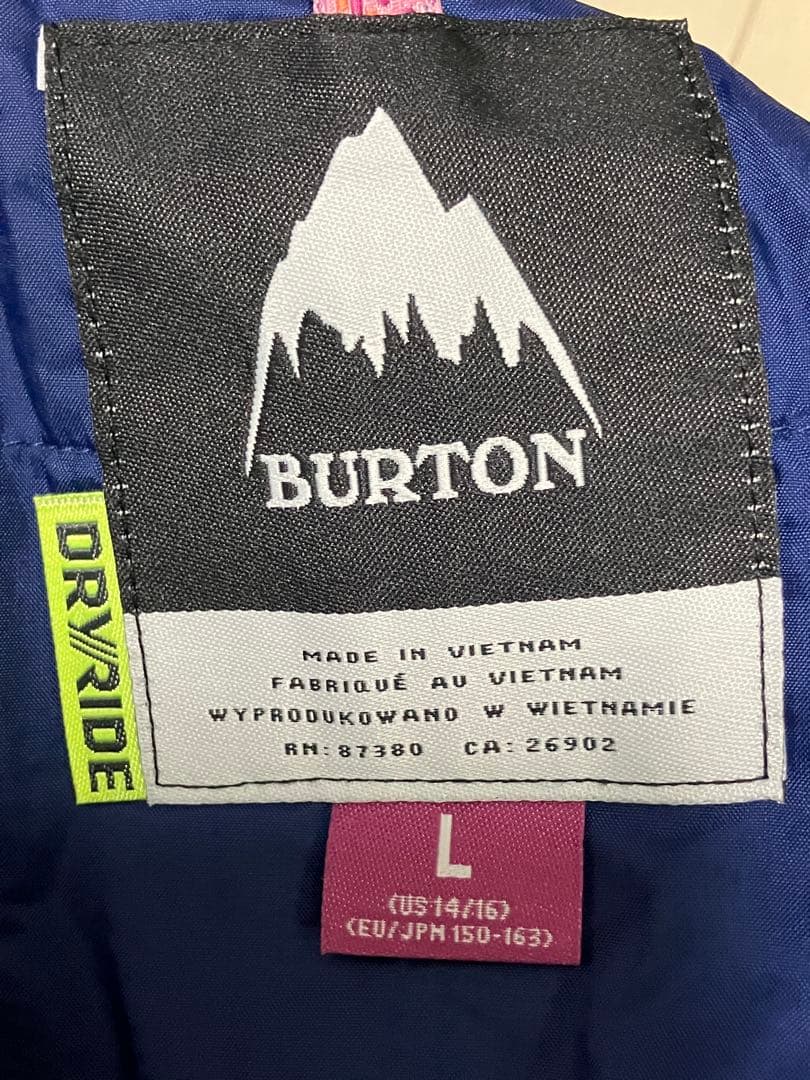 新品未使用タグ付　Burton スキー・スノーボードウェア　ジャケット　kids