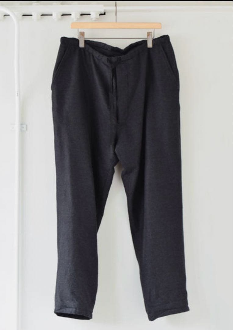 COMOLI 20AW 新作ウールシルクセットアップ チャコール サイズ2