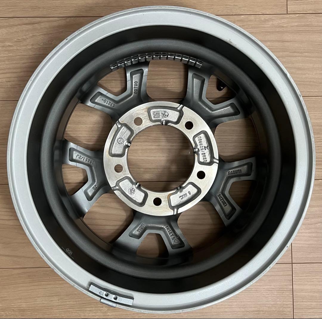 納車時取り外し ジムニーノマド JC74 純正アルミホイール シエラJB74互換