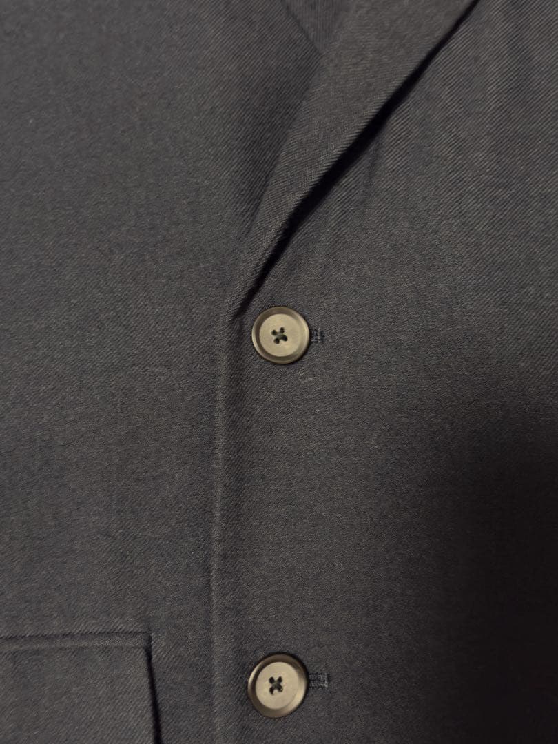 MB 尾州ウール テーラードジャケットコート ネイビー サイズM