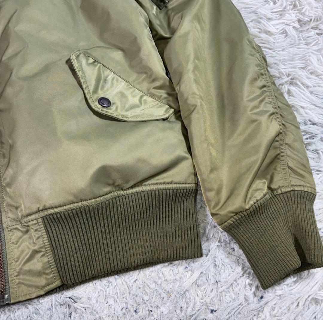 定番AVIREX アヴィレックス フライトジャケット MA-1 ブルゾンL