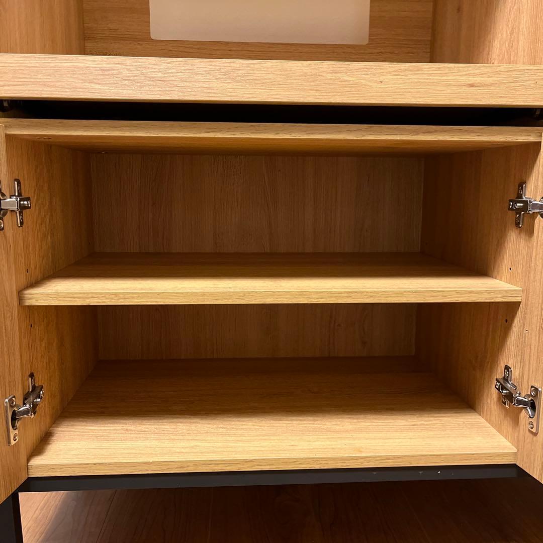 キッチンボード 食器棚 ロータイプ ヴィンテージ レンジ台 レンジラック