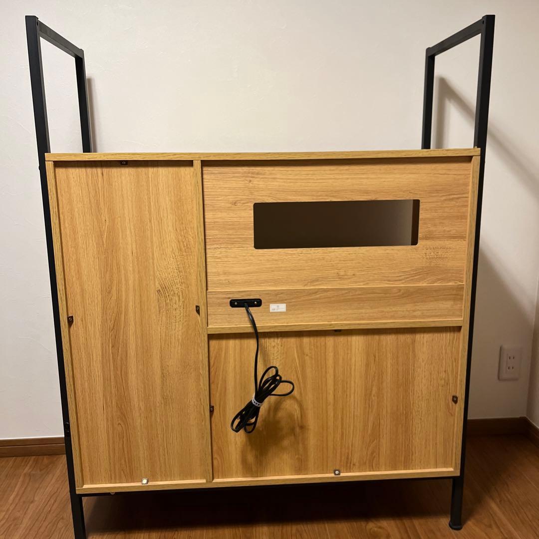 キッチンボード 食器棚 ロータイプ ヴィンテージ レンジ台 レンジラック