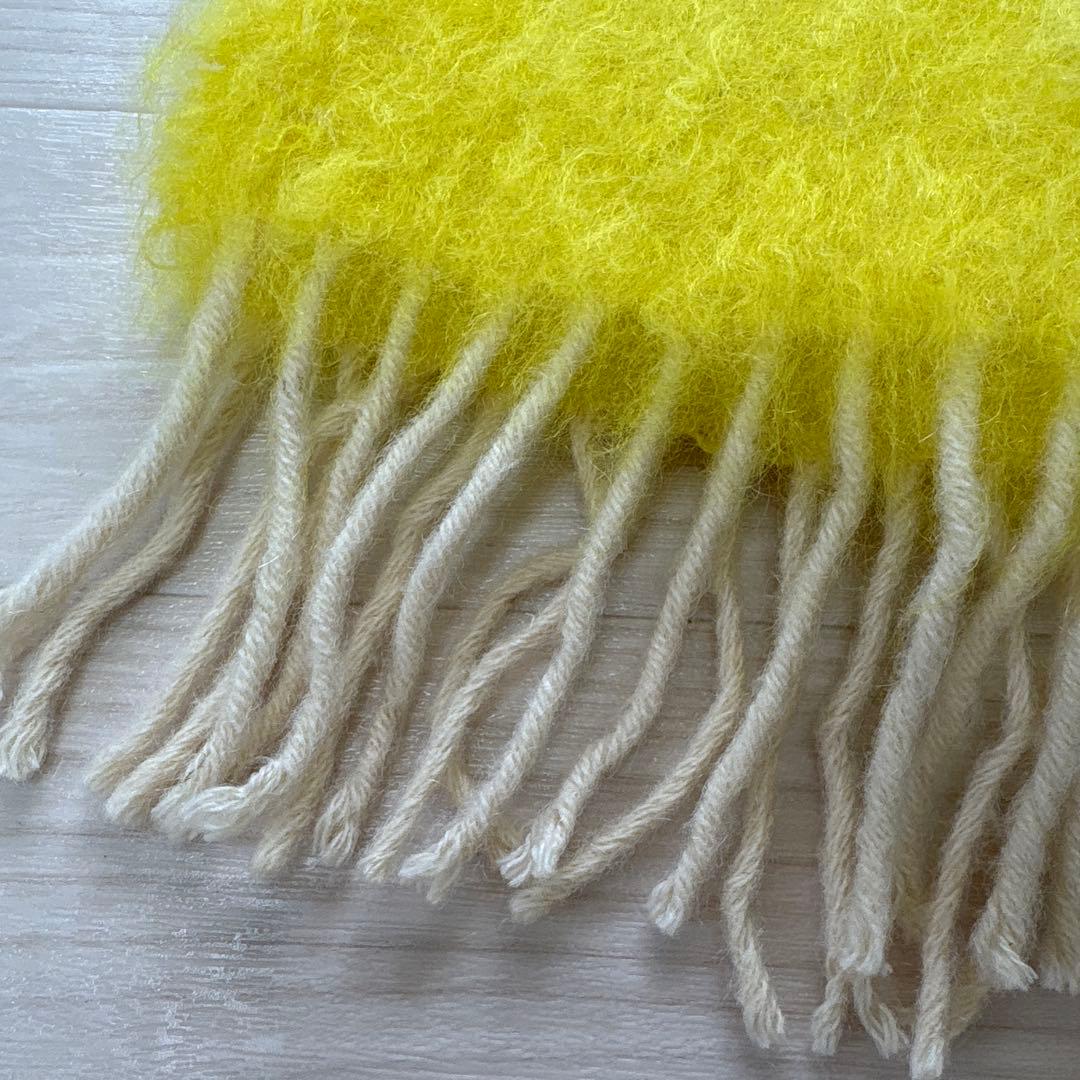 LOEWE ロエベ モヘアウールブレンド マフラー ストール アナグラムパッチ付