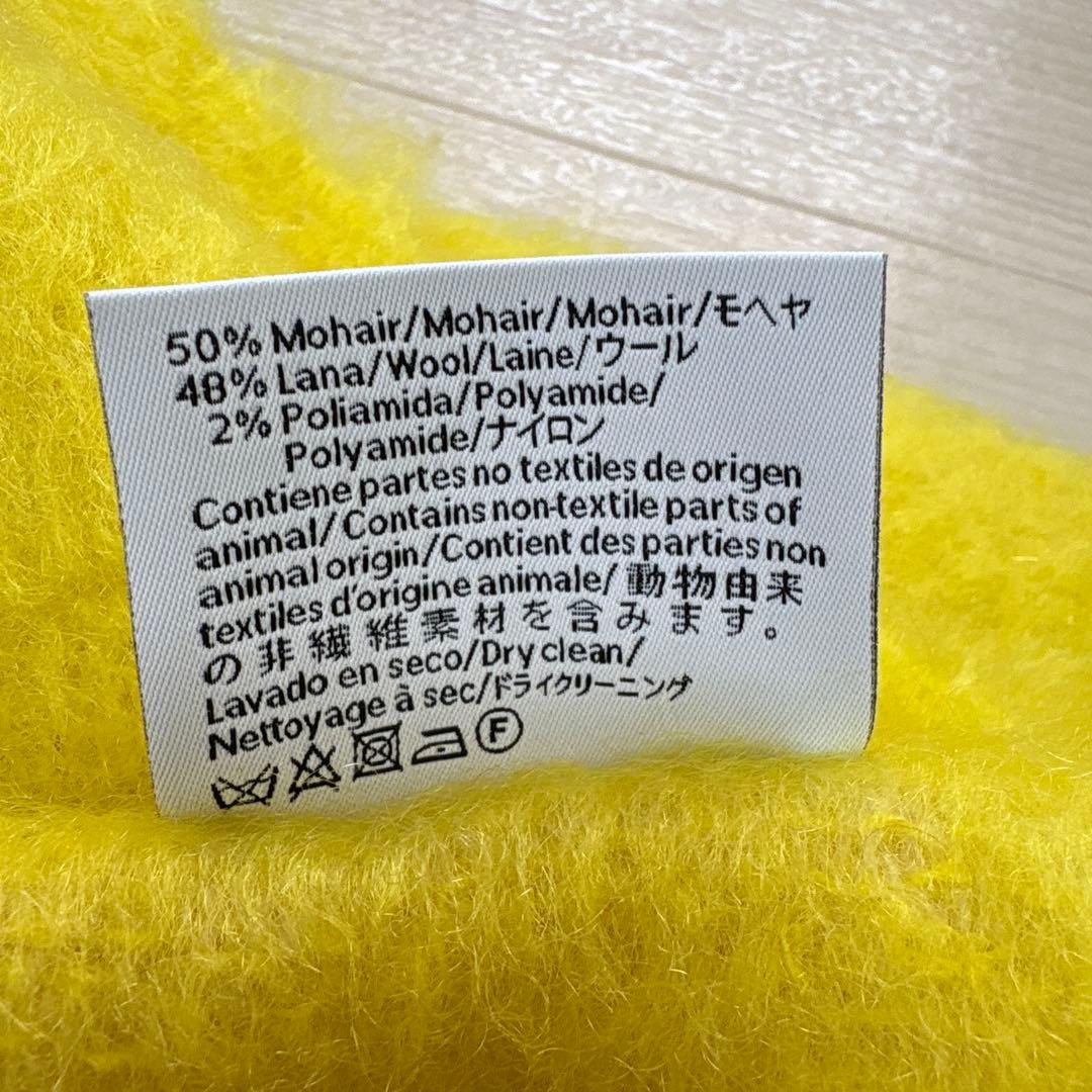 LOEWE ロエベ モヘアウールブレンド マフラー ストール アナグラムパッチ付