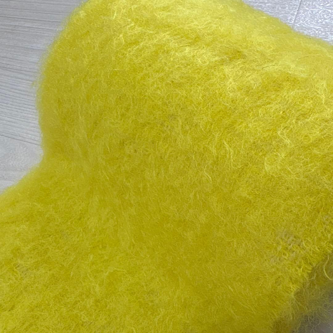 LOEWE ロエベ モヘアウールブレンド マフラー ストール アナグラムパッチ付