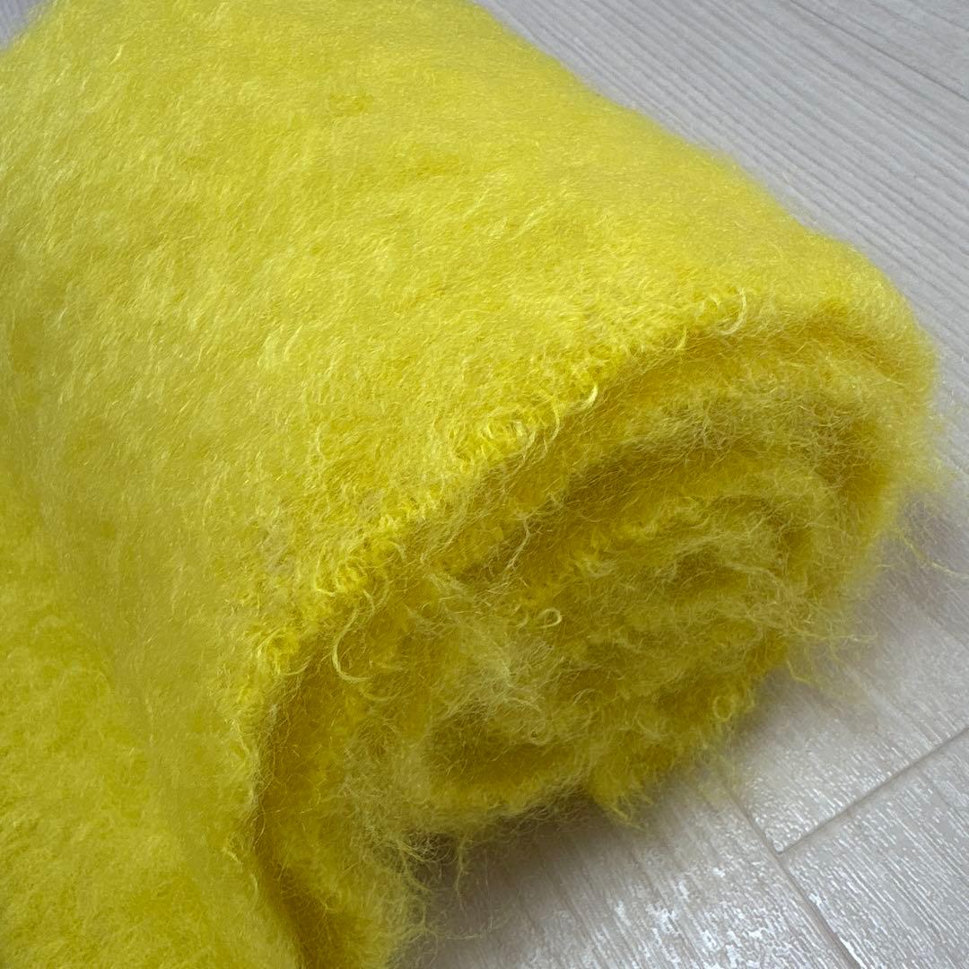 LOEWE ロエベ モヘアウールブレンド マフラー ストール アナグラムパッチ付