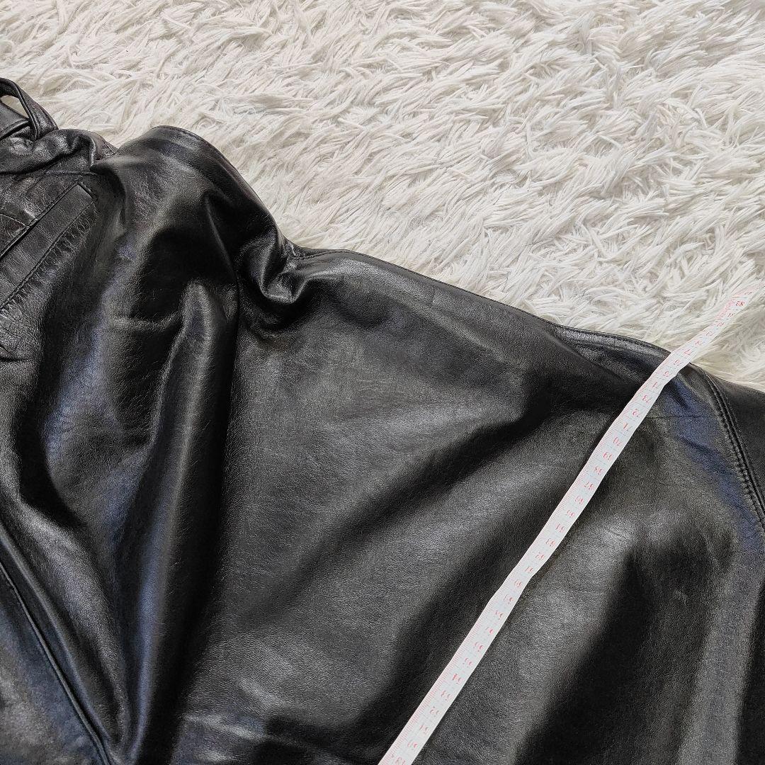 DESTREZZA CABRI 　本革　革パン　羊革　レザーパンツ　黒　大きい