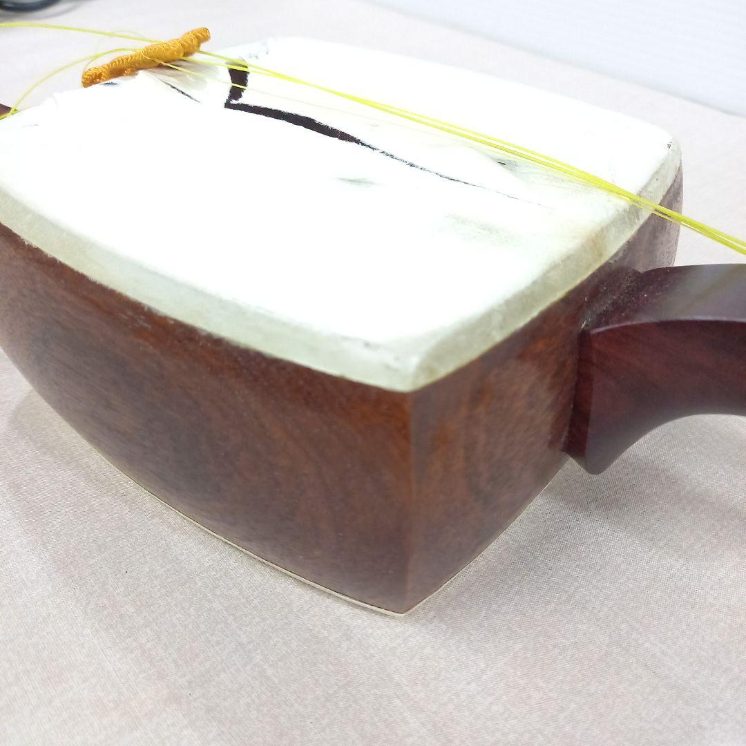 小型 三味線 全長約70cm ハードケース付き 現状渡し