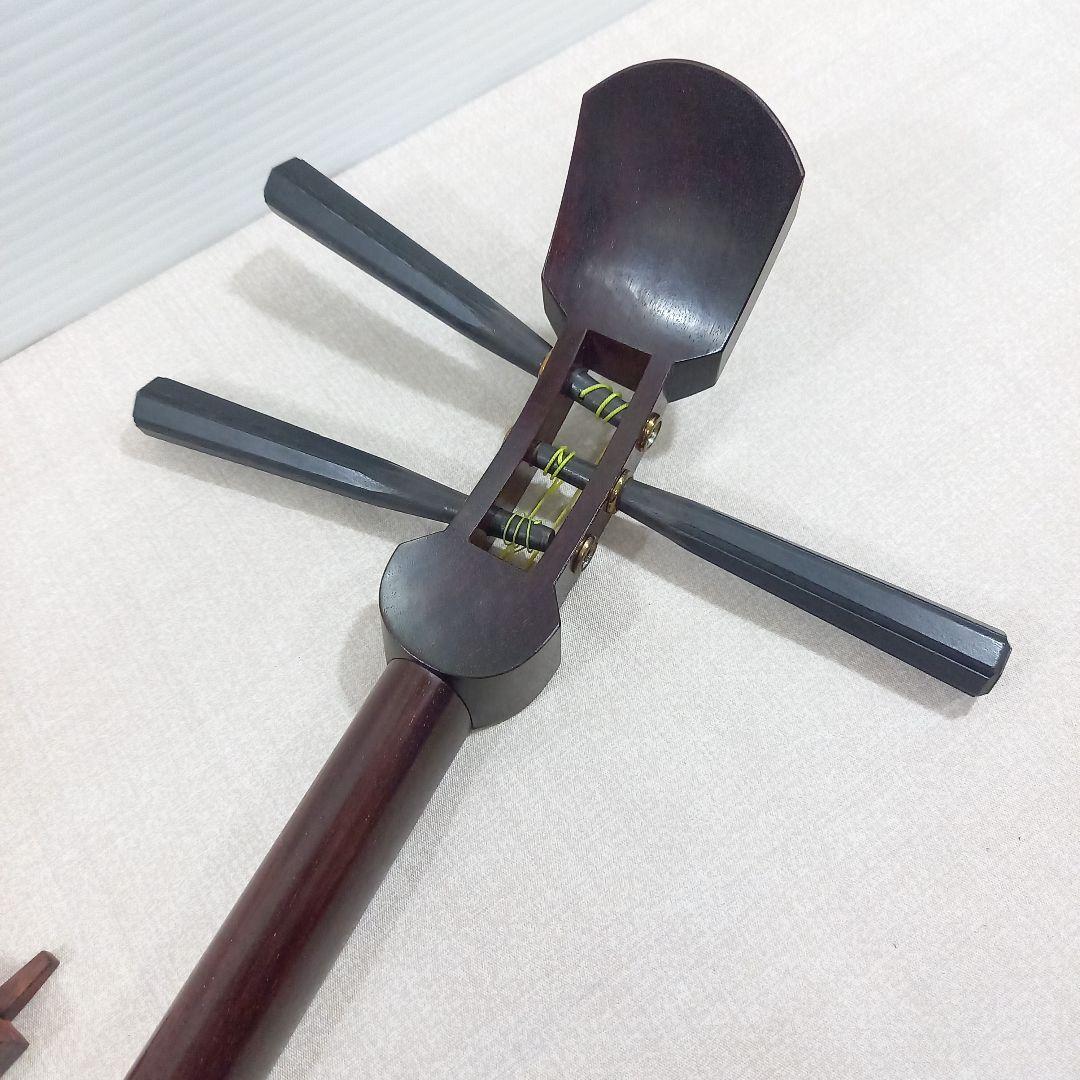 小型 三味線 全長約70cm ハードケース付き 現状渡し