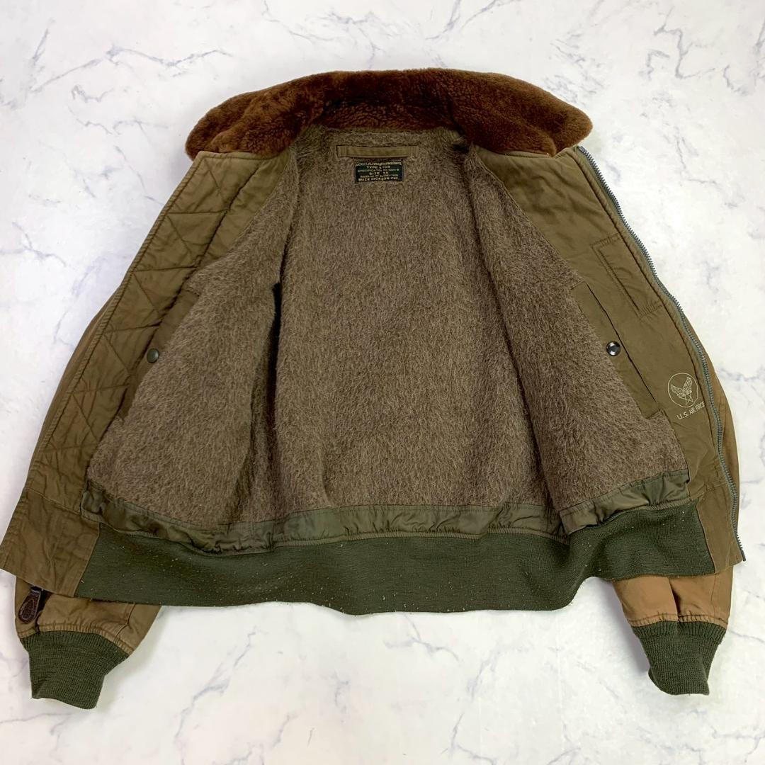 希少M品番★ 50s復刻 バズリクソンズ B-15B カーキ 38　E096