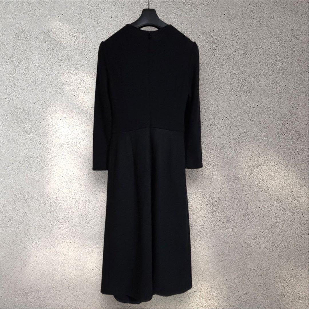 ボーダーズアットバルコニー ウィークエンドフリル ワンピース 36