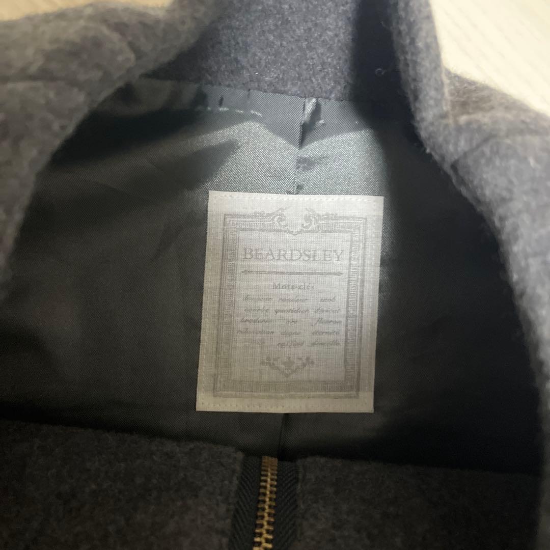 ビアズリー ★ウールポンチョコート★グレーグレイ