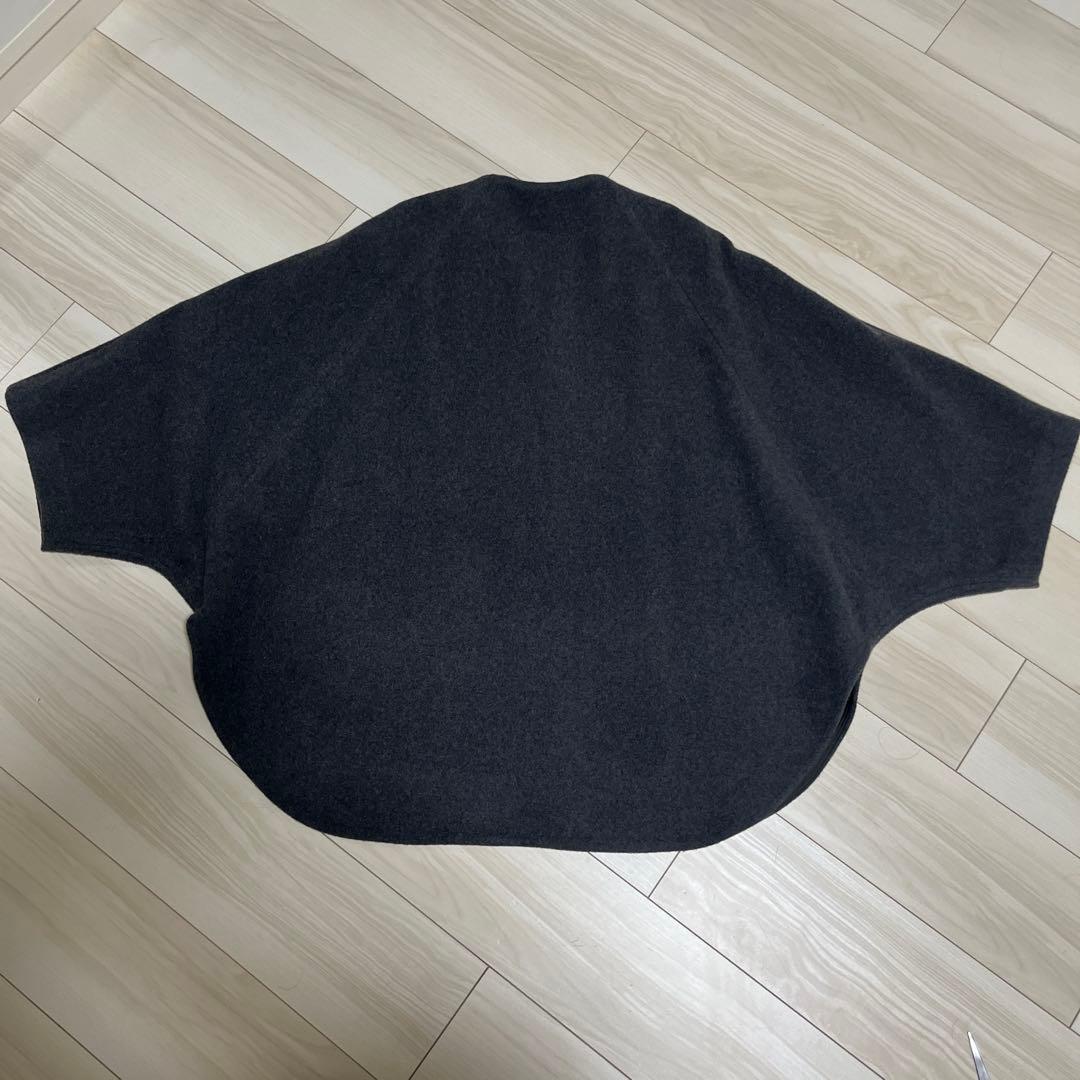 ビアズリー ★ウールポンチョコート★グレーグレイ