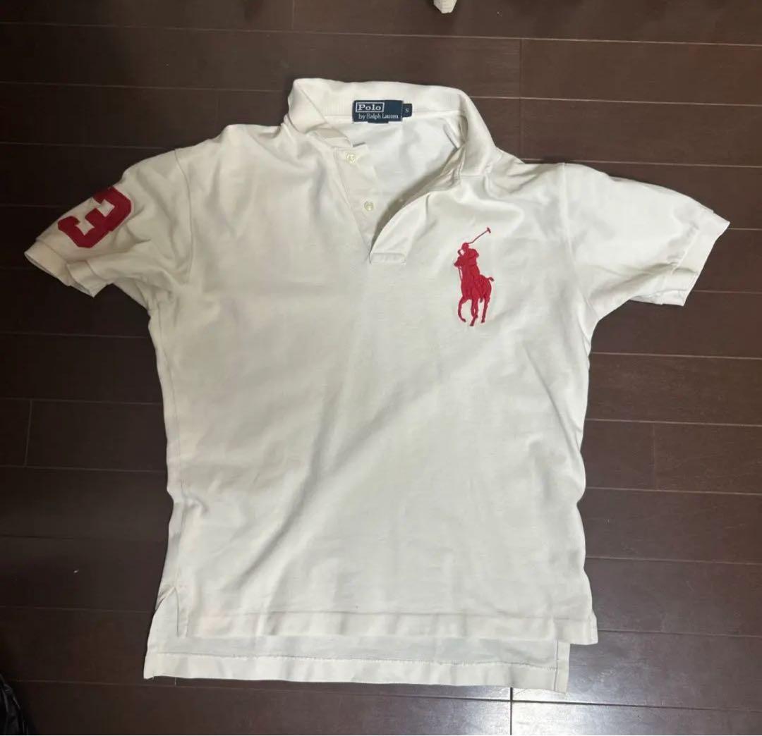 白希少poloRalph Lauren ラルフローレン　ビッグポニー　90s