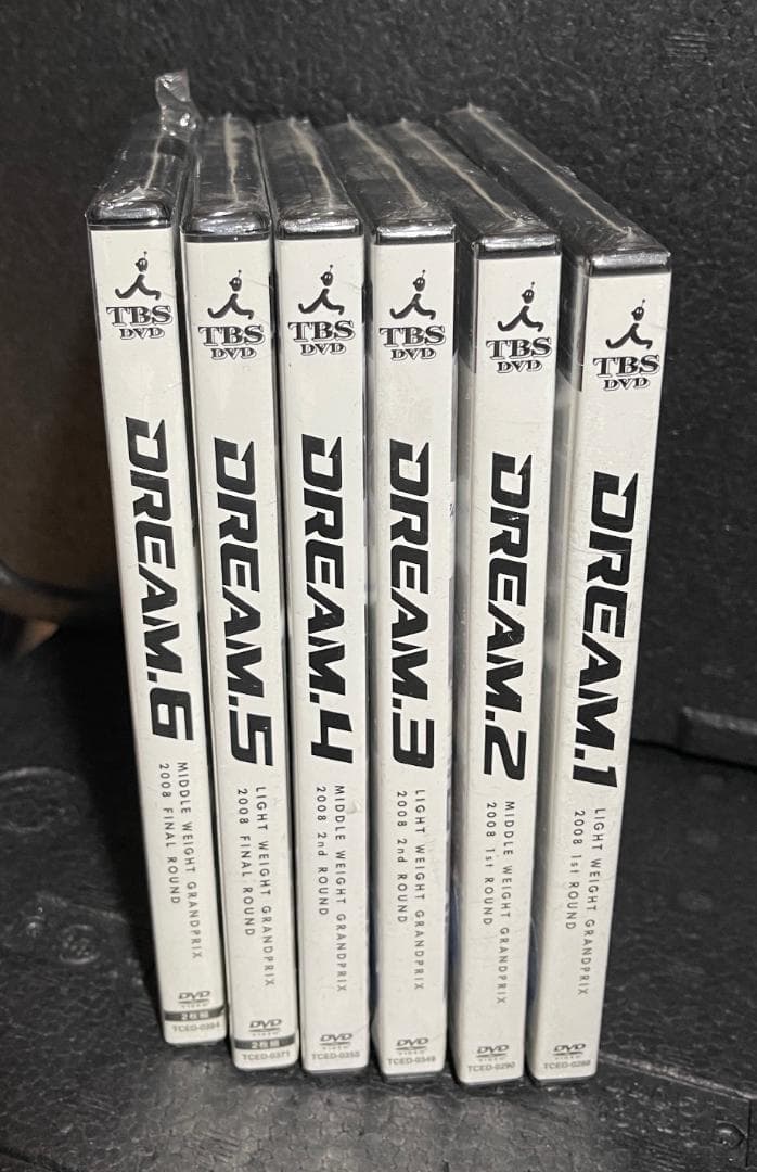 新品DVD♦︎DREAM 6本 ミドル級 ライト級GP2008 MMA総合格闘技