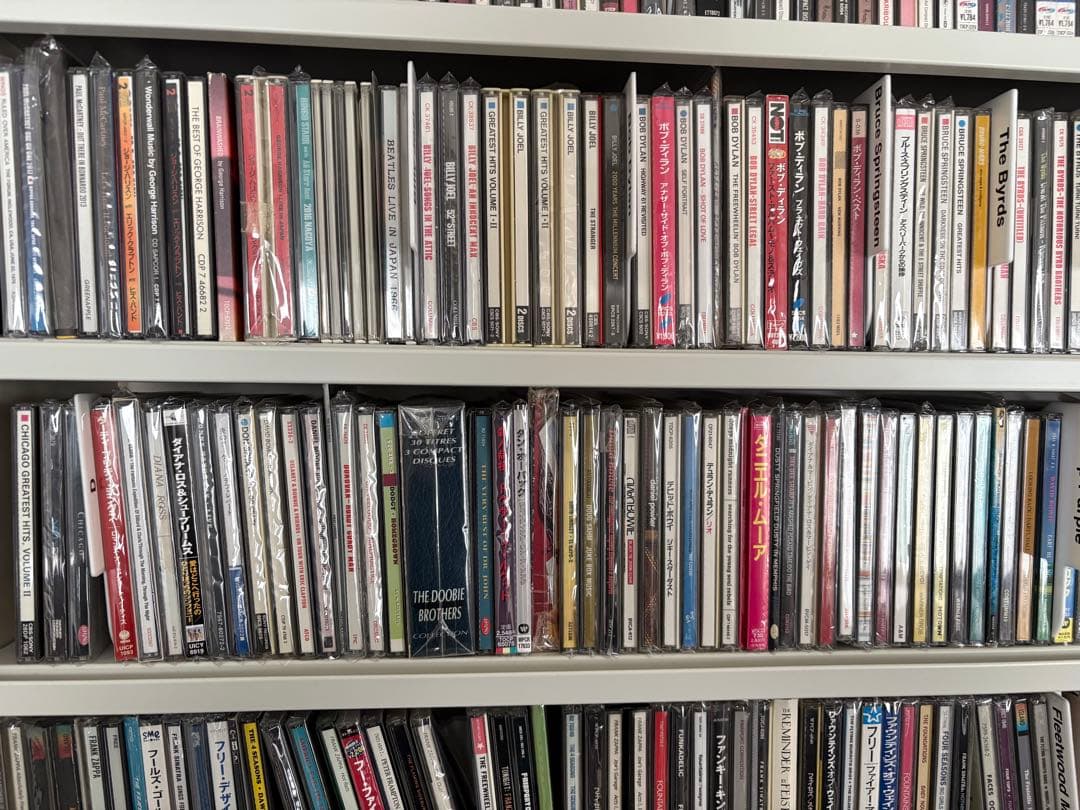 洋楽CDセット　棚付き　1500枚程度