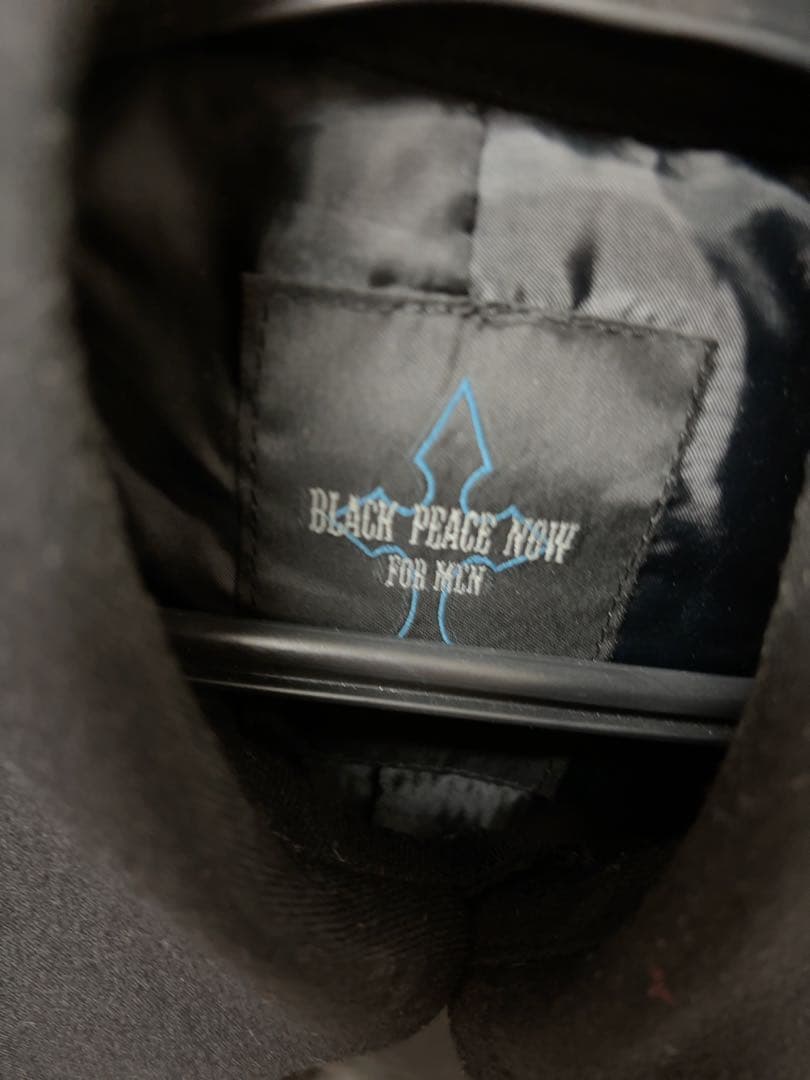 BLACK PEACE NOW ブラックケープコート