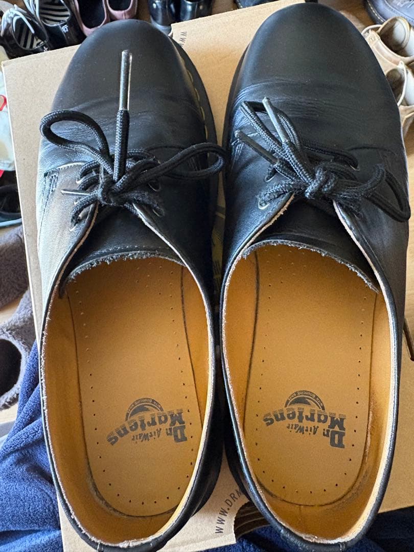 Dr. Martens 1461 3ホール ブラック NAPPAレザー EU43