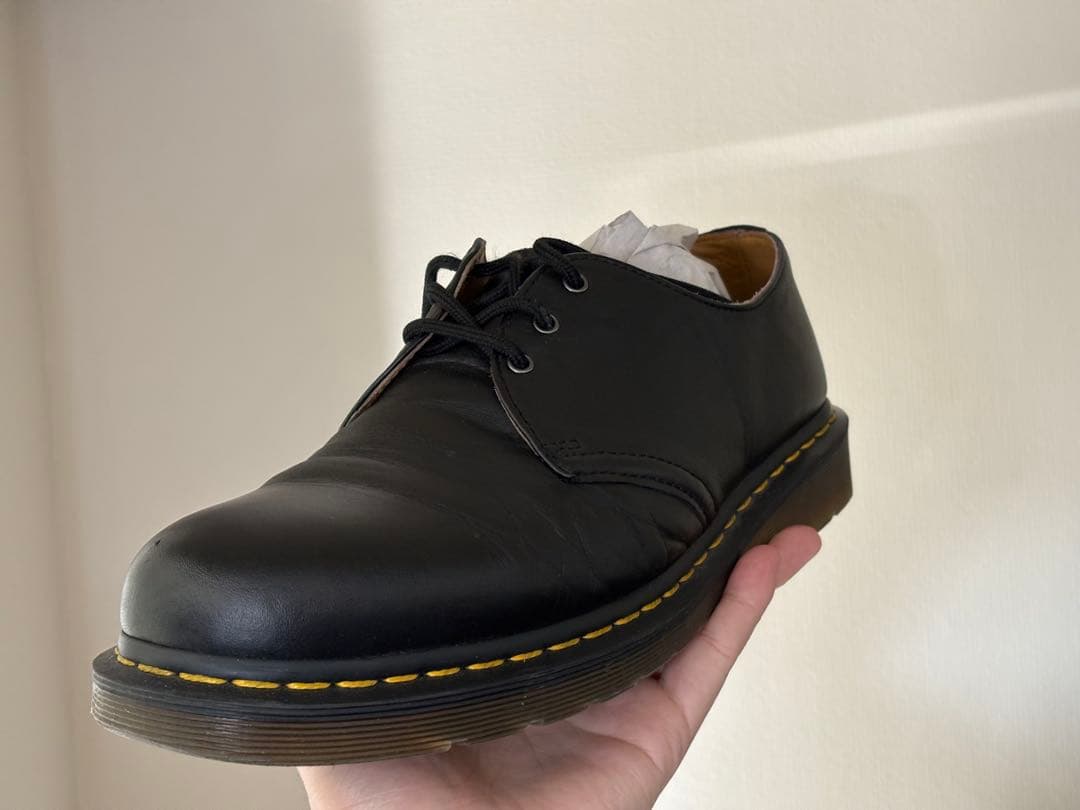 Dr. Martens 1461 3ホール ブラック NAPPAレザー EU43