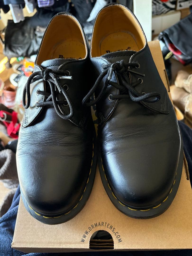 Dr. Martens 1461 3ホール ブラック NAPPAレザー EU43