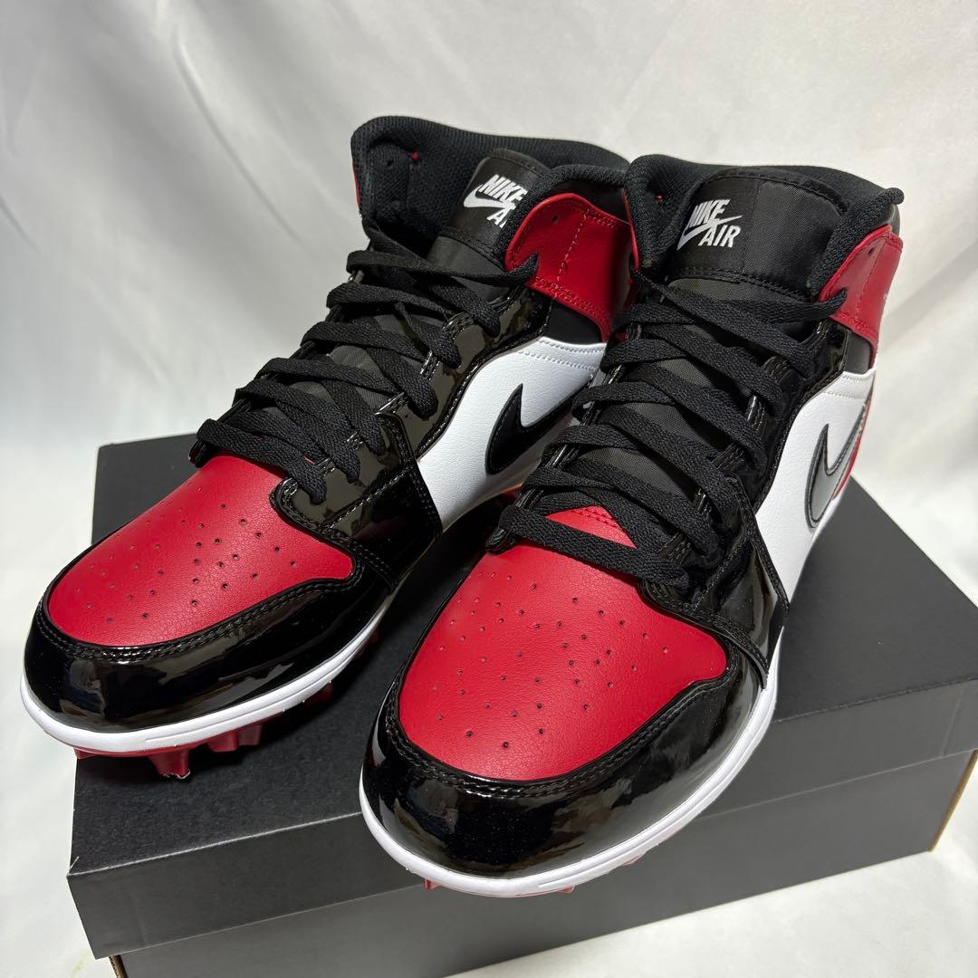 Jordan 1 Mid TD　RED　アメフト スパイク 27.5cm　X