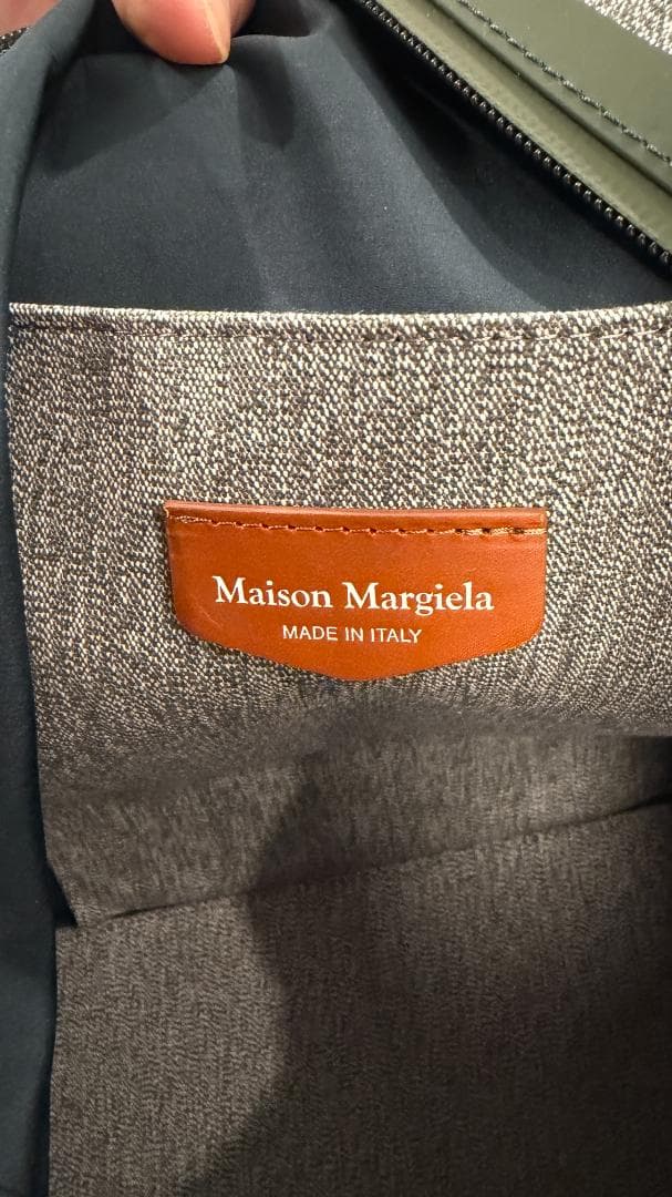 マルジェラ コットン ショルダーバッグ ミリタリー