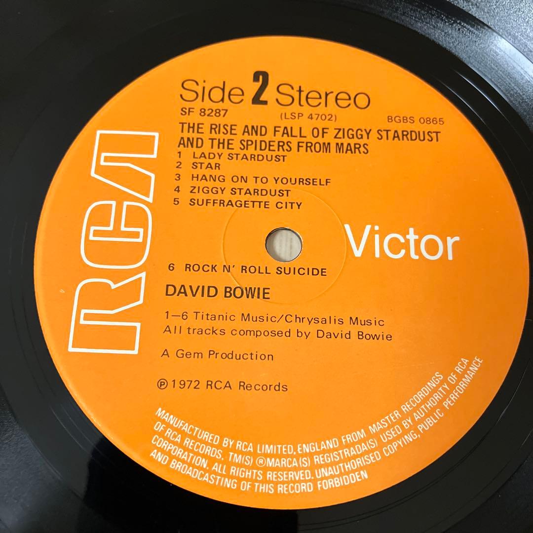 神美盤‼︎UKオリ盤　デヴィッド・ボウイ　ジギー・スターダスト