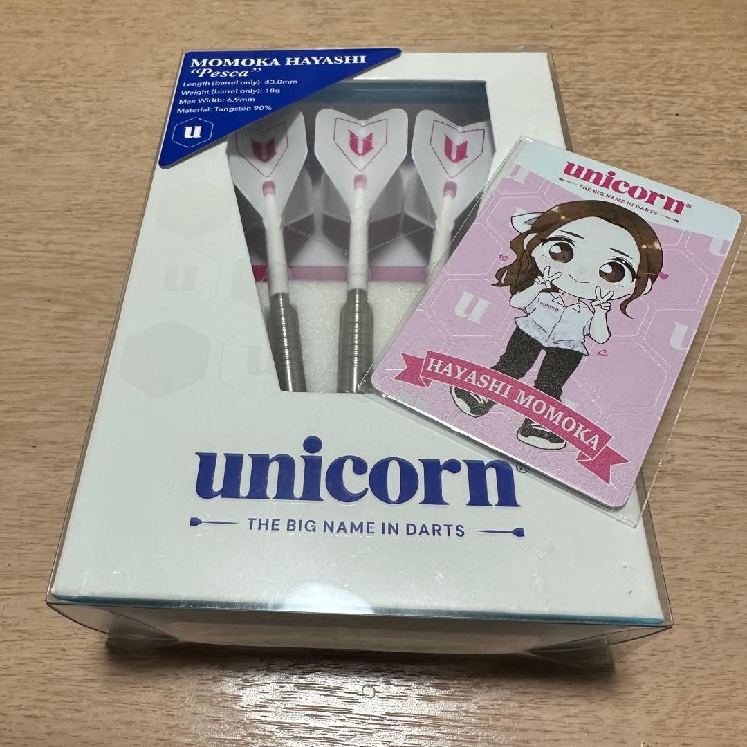 値下げ【新品】ダーツ ユニコーン Pesca ぺスカ 林桃加 ライブカード付き