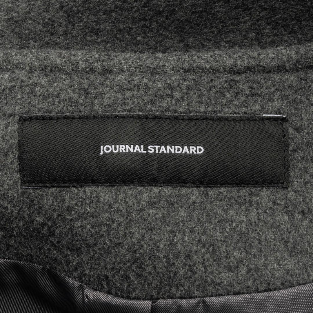 未使用 ジャーナルスタンダード スーパー140ビーバーノーカラーショートコート