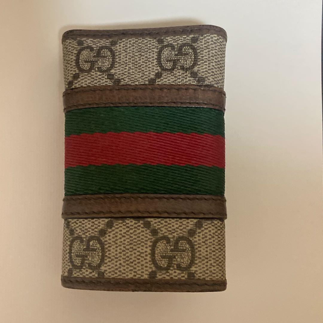GUCCI キーケース　オフィディア　GG
