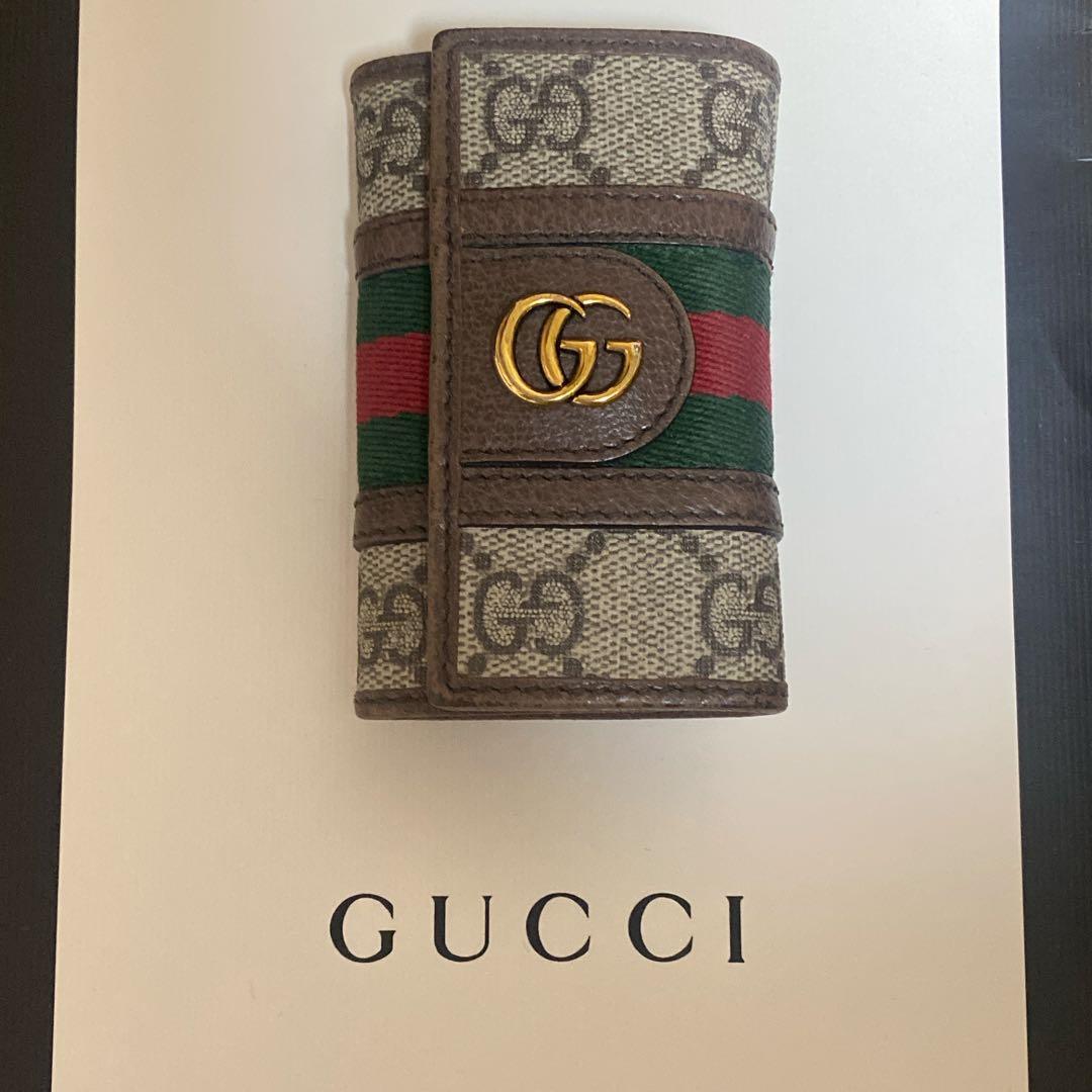 GUCCI キーケース　オフィディア　GG