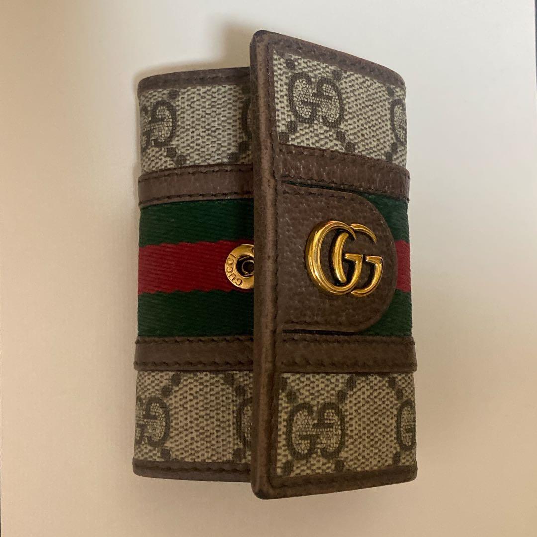 GUCCI キーケース　オフィディア　GG