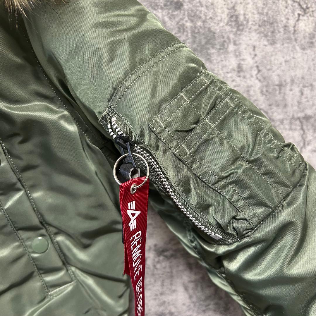 中*章様 新品 アルファインダストリーズN-3B フライトジャケットS カーキ