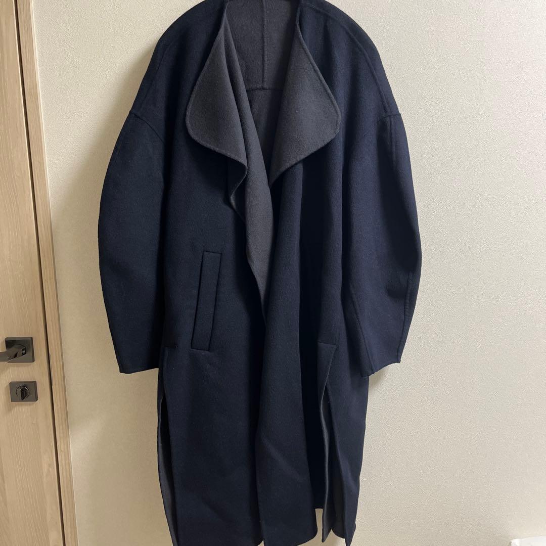 ENFOLD ダークネイビー チェスターコート 36