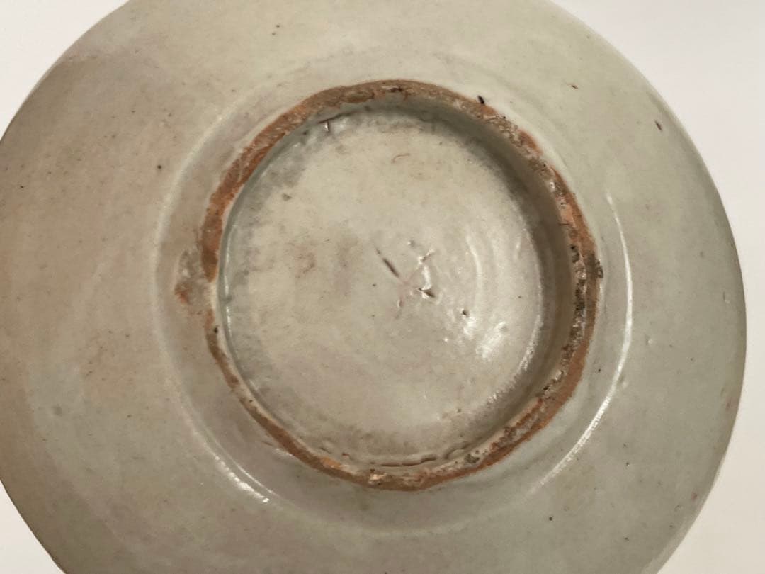 骨董　アンティーク　くらわんか　波佐見　染付　唐草文様　小皿　初期伊万里　民芸