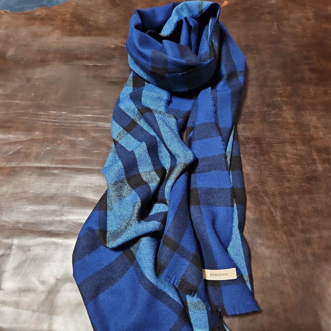 rimama　BURBERRY　バーバリー　カシミヤマフラー