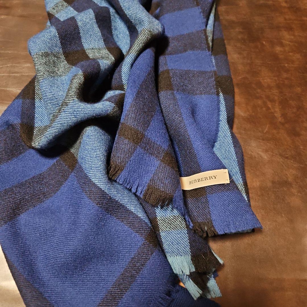 rimama　BURBERRY　バーバリー　カシミヤマフラー