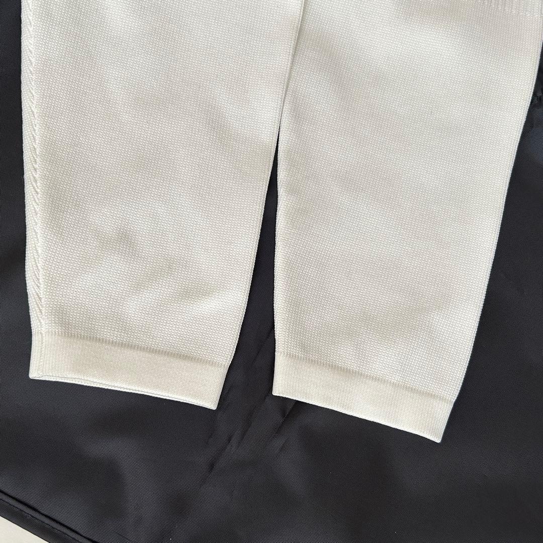 ブリーフィング 2025年モデル ジップアップブルゾン ホワイト レザーロゴ