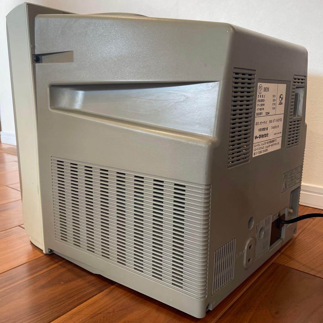 【動作品】SHARP ブラウン管テレビ VHS一体型 VT-14GY20 レトロ