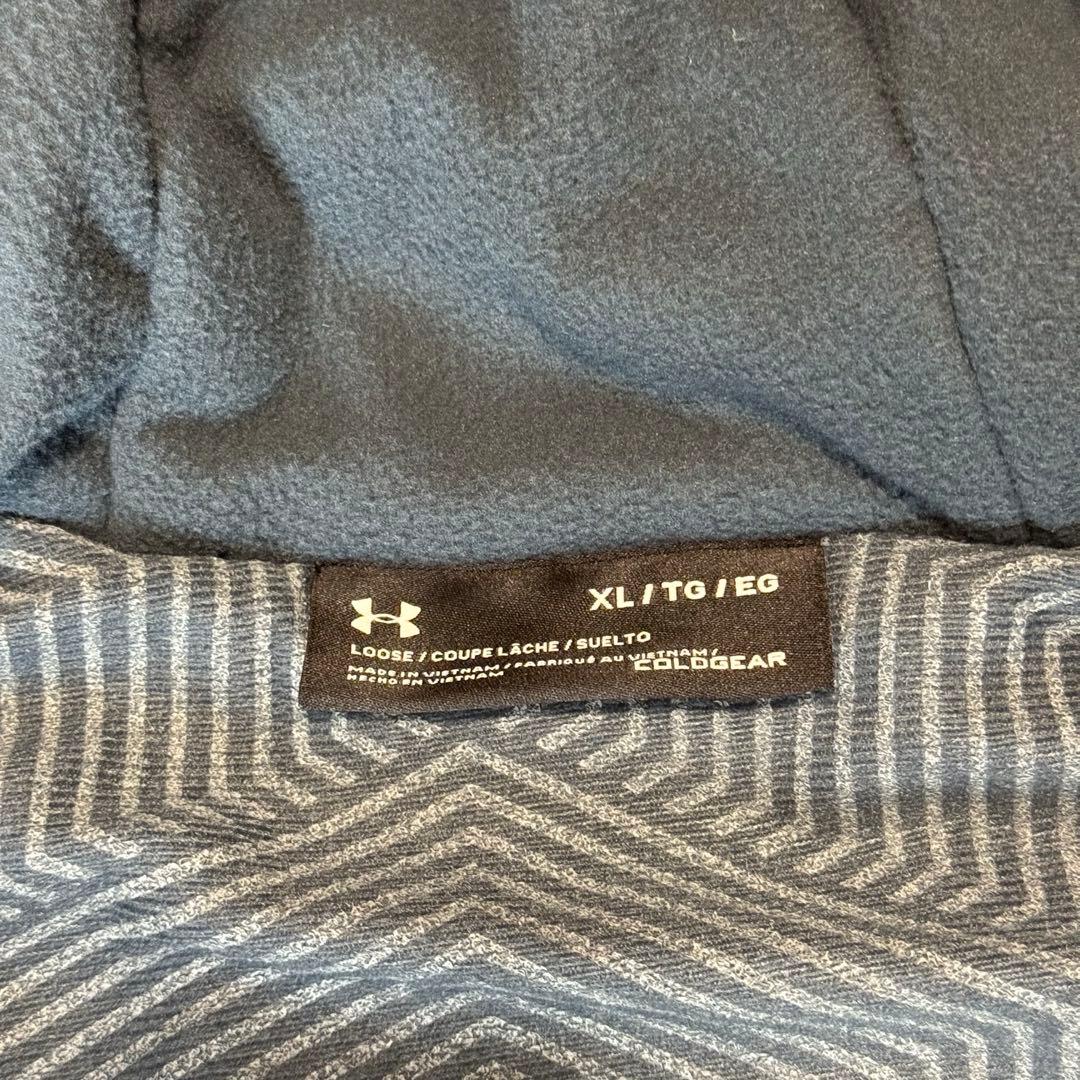 美品　アンダーアーマー ストーム　ベンチコート　ロングコート　ブラック　X L