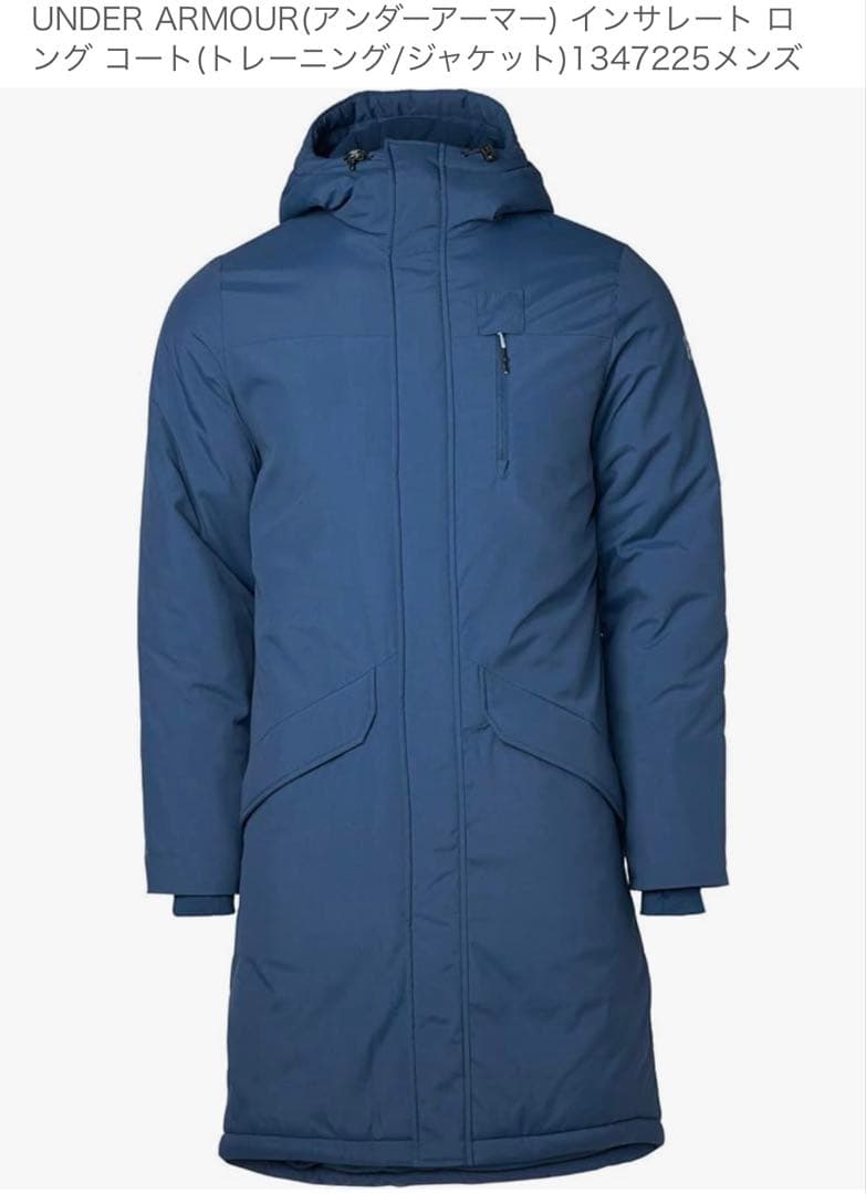 美品　アンダーアーマー ストーム　ベンチコート　ロングコート　ブラック　X L