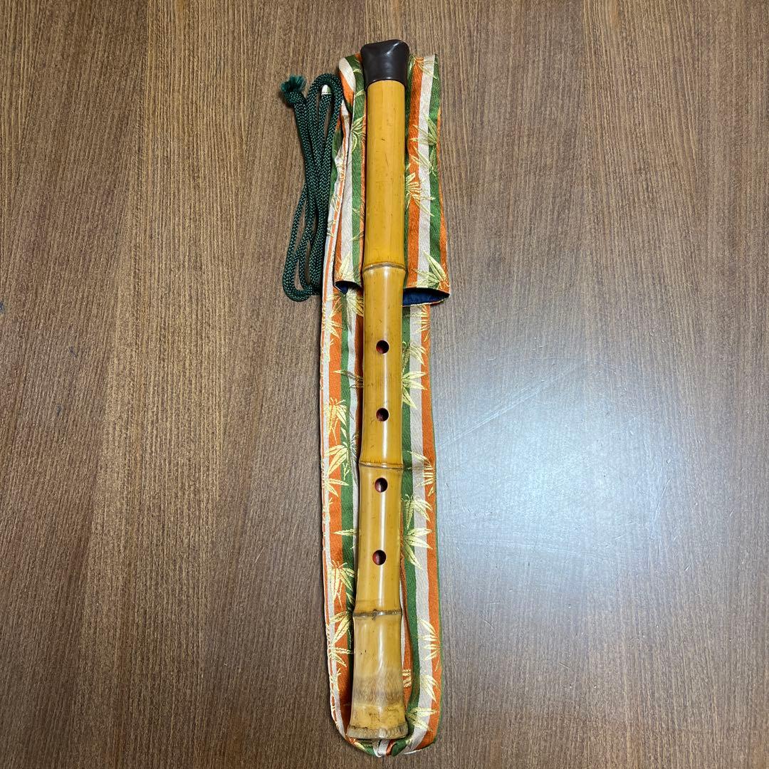 尺八 1尺８寸管 専用ケース唄口カバー付 ※最終値下げ