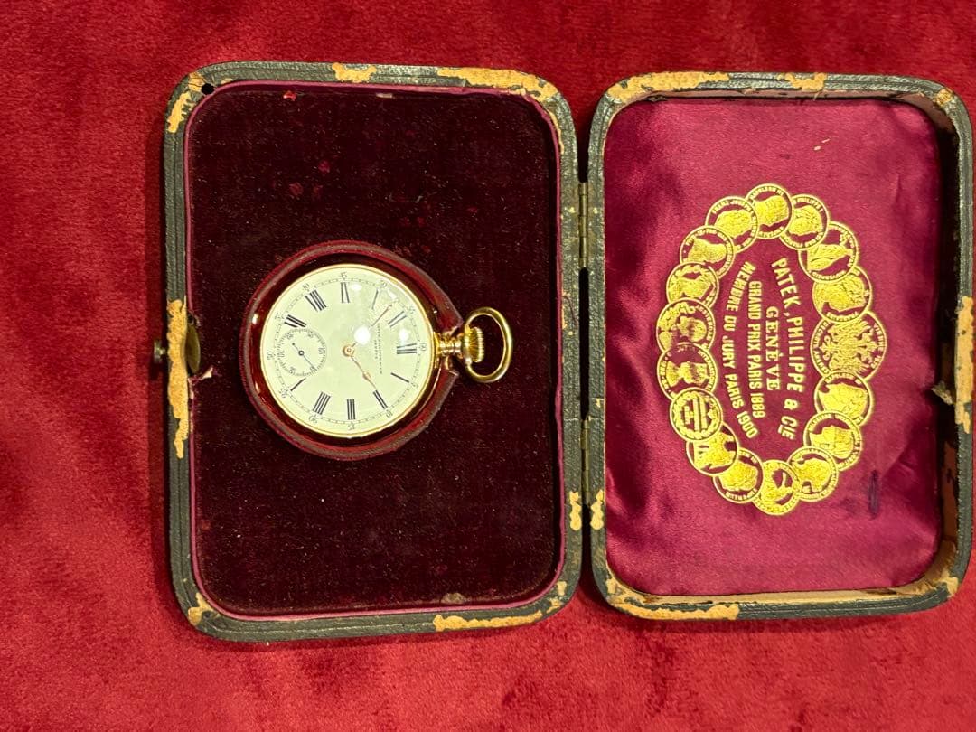 パテック・フィリップ　懐中時計　手巻き式　18Kピンクゴールド 1903年製