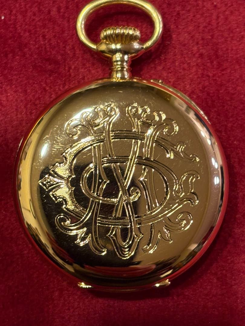 パテック・フィリップ　懐中時計　手巻き式　18Kピンクゴールド 1903年製